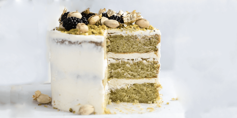 کیک پسته ای – طرز پخت کیک پسته ای و کیک ایتالیایی پسته ای