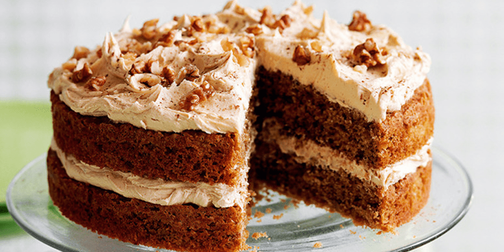 کیک گردو – 2 دستورالعمل پخت کیک گردویی