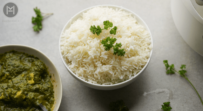طرز پخت برنج صدری دم سیاه به روش آبکشی